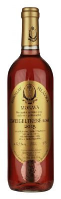 Zweigeltrebe rosé 2015, Moravské zemské víno