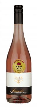 Zweigeltrebe rosé frizzante perlivé víno 2019